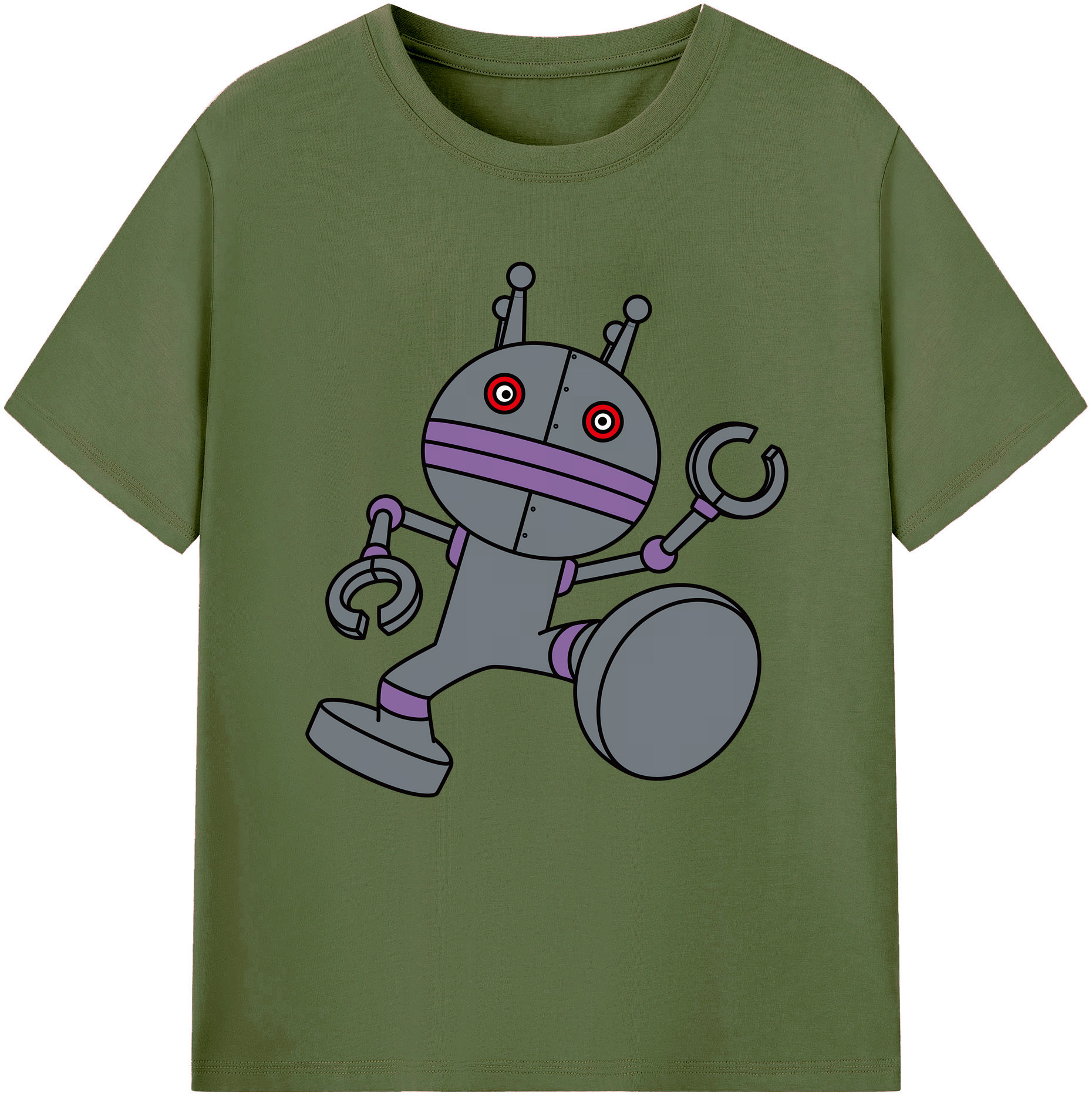 （画像用） アンパンマン Anpanman 綿100％半袖Tシャツ（フロントプリント）
